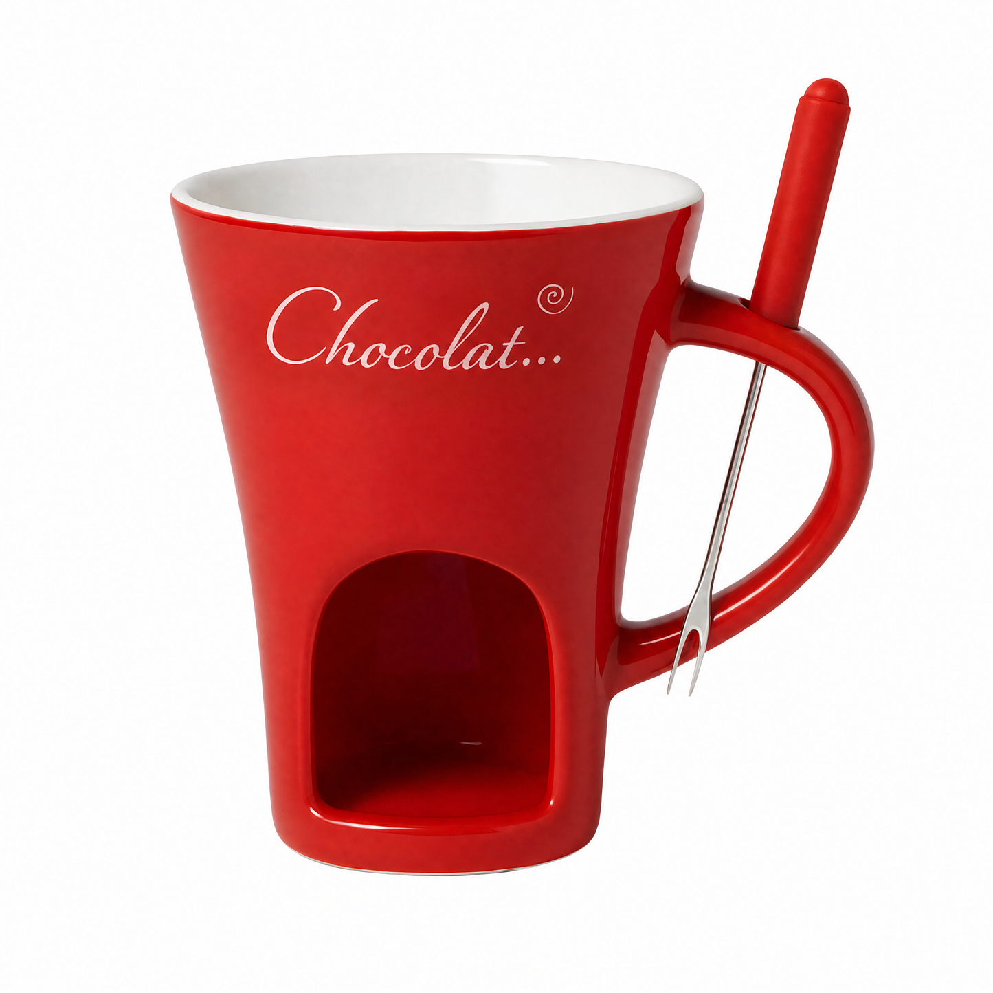 Taza Chocolate Fundido — Base con Vela